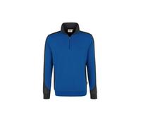 Hakro Zip-Sweatshirt Contrast Performance, royal, Unisex-Größe: S