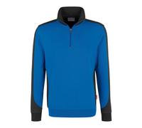 Hakro Zip-Sweatshirt Contrast Performance, royal, Unisex-Größe: 2XL
