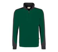 Hakro Zip-Sweatshirt Contrast Performance, tanne, Unisex-Größe: M