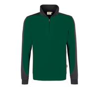 Hakro Zip-Sweatshirt Contrast Performance, tanne, Unisex-Größe: S