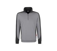 HAKRO 476 Comfort Fit Troyer grau/anthrazit, Zweifarbig