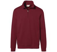 HAKRO Zip Sweatshirt Premium #451 Gr. XL weinrot