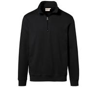 HAKRO Zip Sweatshirt Premium #451 Gr. XS schwarz