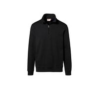 HAKRO 451 Comfort Fit Troyer schwarz, Einfarbig