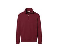 HAKRO Zip-Sweatshirt Premium 451, weinrot, Größe M (Outdoorkleidung & Freizeitkleidung)