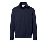 HAKRO Comfort Fit Sweatshirt Zipdunkelblau, Einfarbig