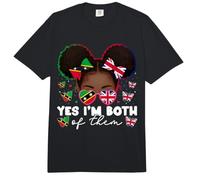 Halb Britannien, St. Kittitian, britische Flagge von Nevis, Kinder und Mädchen Comfort Colors Adult Heavyweight T-Shirt
