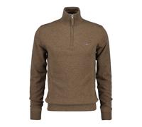 Halb-Zip-Pullover Gant Superfine Beige S