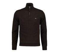 Halb-Zip-Pullover Gant Superfine Marron 2XL