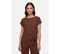 Halbarm-Shirt mit Schleifenknoten Light Maroon 40