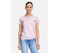 Kurzarmshirt BETTY BARCLAY "Betty Barclay Halbarm-Shirt mit Schleifenknoten", Damen, Gr. 40, pink (pink nectar), Jersey, Obermaterial: 62% Viskose, 34% Polyester, 4% Elasthan., feminin, loose fit norm