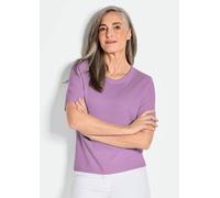 Halbarmpullover mit Rundhals aus Kaschmir lila 25