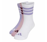 3er Pack adidas 3-Streifen Cushioned Sportswear Crew Retro Socken Kinder KQ9222 - magic lilac/white/magic mauve 22-24