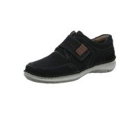 Josef Seibel Herren Kletthalbschuhe New Anvers 83,Weite K (Extra weit),Wechselfußbett,Freizeitschuhe,Klettverschluss,dunkelblau,42 EU