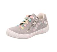 superfit Leder-Sneakers "Tensy" in Grau - Größe 28 | Kindersneakers