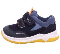 Halbschuh Leder \ COOPER BLAU/ORANGE - Gr. - 28