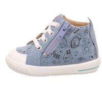 Halbschuh Leder \ MOPPY BLAU/WEISS - Gr. - 19