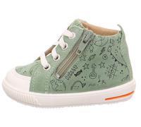 Halbschuh Leder \ MOPPY HELLGRÜN/WEIß - Gr. - 21