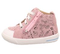 Halbschuh Leder \ MOPPY ROSA/WEIß - Gr. - 21