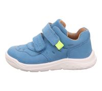 Superfit Jungen Ankle Boots WHALEY, Kinder Stiefeletten, Weite: W, lose Einlage, booties, halbstiefel, kurzstiefel, HELLBLAU/GELB (400), 24 EU