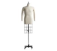 Halbskala Schaufensterpuppe Kleid Form, Schneidermodell mit weichen Armen und Rädern für Kleidung Display und Anpassung