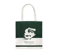 Half Moon Bay Agatha Christie Tragetasche für Damen und Herren, Motiv: Mord im Orient, als Geschenk für Damen und Buchliebhaber, Canvas-Tragetaschen für Frauen und Buchliebhaber, Geschenke für