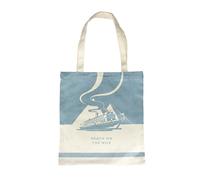 Half Moon Bay Death On the Nile Canvas Bag | Canvas-Taschen für Frauen und Geschenke für Buchliebhaber | Einkaufstasche und Taschen für Damen | Geschenke und Geschenke von Agatha Christie für, blau,
