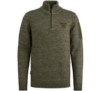 PME Legend Half Zip Sweater Grau Grün - Größe 3XL Grau 3XL