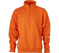 Half Zip Sweater - Farbe: Orange - Größe: M