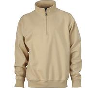 Half Zip Sweater - Farbe: Stone - Größe: L