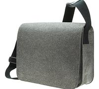 HALFAR - Umhängetasche Filz - 1807554, anthrazit, Modernclassic