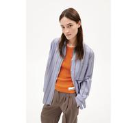 HALIAA STRIPED BLOUSE | Bluse aus Bio-Baumwolle - blau (L)