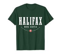 Halifax Nova Scotia Kanada Canadian Vintage T-Shirt, Herren, Waldgrün, XL
