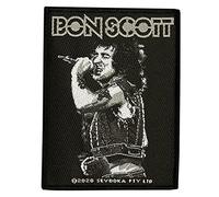 Bon Scott AC/DC Aufnäher Bon Scott Patch Gewebt & Lizenziert !!