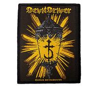 Halle 15 Clothes Devil Driver Lantern Aufnäher Devil Driver Patch Gewebt & Lizenziert !!