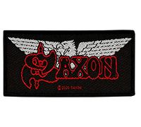 Halle 15 Clothes Saxon Logo Eagle Aufnäher Saxon Patch Gewebt & Lizenziert !!