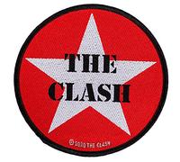 Halle 15 Clothes The Clash Red Star Aufnäher The Clash Patch Gewebt & Lizenziert !!