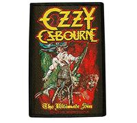 Halle 15 Ozzy Osbourne Ultimate Sin Aufnäher Ozzy Osbourne Patch Gewebt & Lizenziert !!