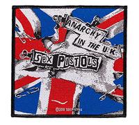 Halle 15 Sex Pistols Anarchy In The U.K. Aufnäher Sex Pistols Patch Gewebt & Lizenziert !!