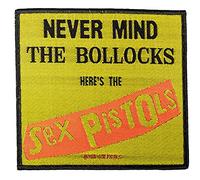Halle 15 Sex Pistols Nevermind The Bollocks Aufnäher Sex Pistols Patch Gewebt & Lizenziert !!