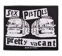 Halle 15 Sex Pistols Pretty Vacant Aufnäher Sex Pistols Patch Gewebt & Lizenziert !!