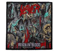 Halle 15 Slayer Reign in Blood Aufnäher Slayer Patch Gewebt & Lizenziert !!