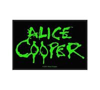 Halle15Clothes - Aufnäher für deine Kutte - Band Alice Cooper - Horror Logo Grün