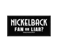 Halle15Clothes - Aufnäher für deine Kutte - NICKELBACK - FAN OR LIAR - Backpatch