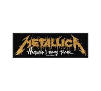 Halle15Clothes - Aufnäher für Kutte - Band Metallica - WHEREVER I MAY ROAM LOGO