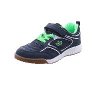 HALLEN - SCHUHE marine lemon - Gr. - 37