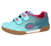 Hallenschuh Mädchen Klettverschluss blau LICO Bernie V - Blau / 27