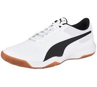 Hallenschuh PUMA "TENAZ", Herren, Gr. 42,5, schwarz-weiß (puma weiß, puma schwarz, gum), Synthetik, Schuhe Hallenschuh, für Mannschaftssportarten, mit IMEVA-Dämpfung (41343642-42,5) puma weiß, puma sc