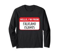 Hallo, ich Bin von Falklandinseln Langarmshirt