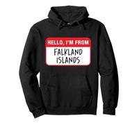 Hallo, ich Bin von Falklandinseln Pullover Hoodie